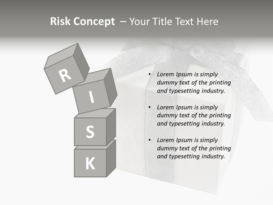 Box Blank Giving PowerPoint Template