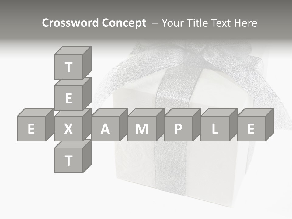 Box Blank Giving PowerPoint Template
