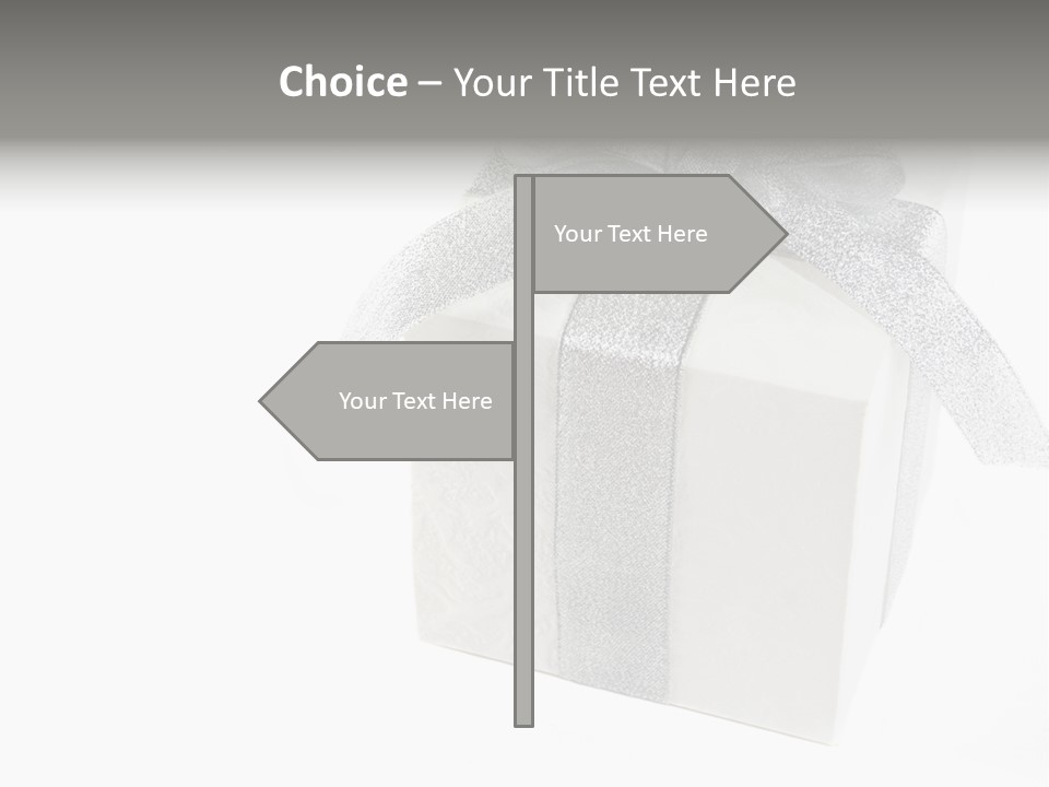 Box Blank Giving PowerPoint Template