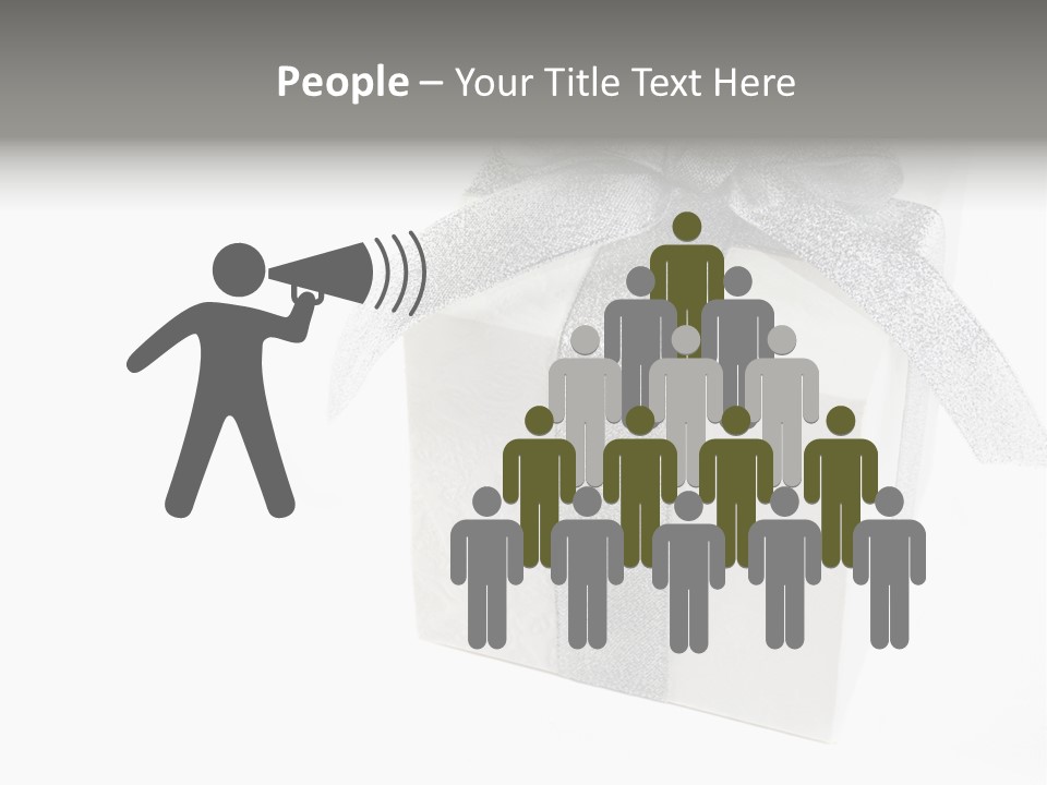 Box Blank Giving PowerPoint Template