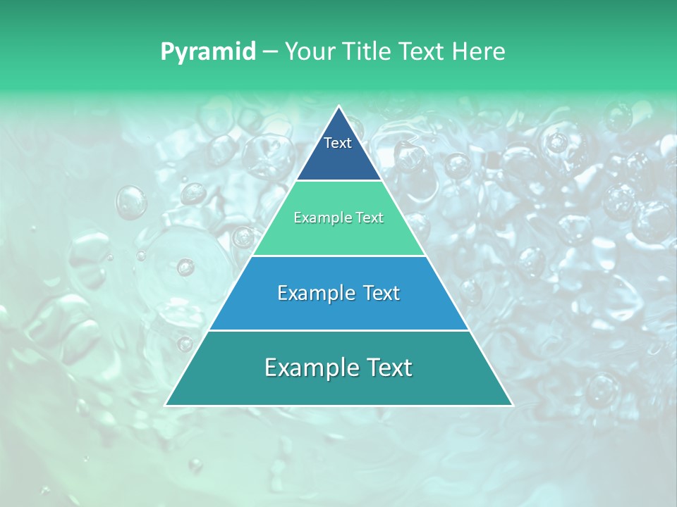 Aqua Image Ripple PowerPoint Template