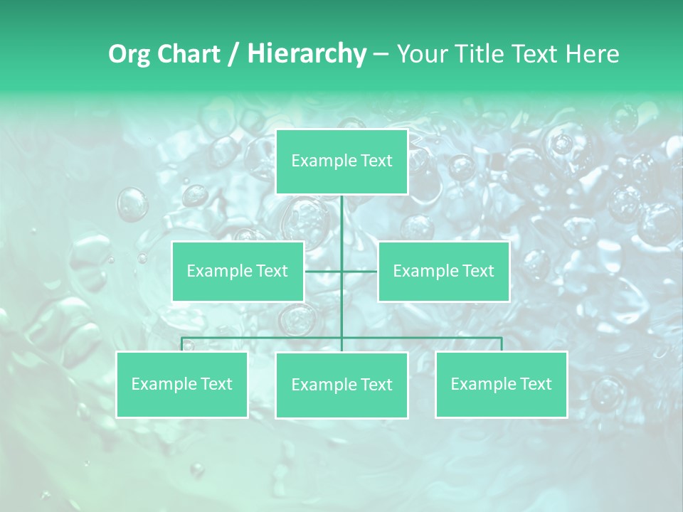 Aqua Image Ripple PowerPoint Template