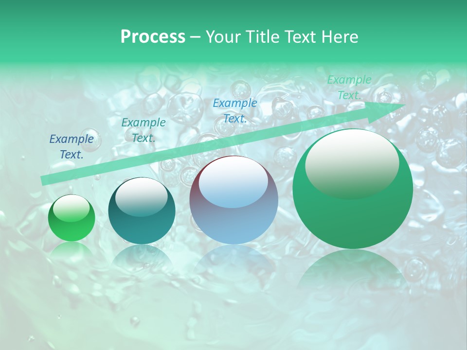 Aqua Image Ripple PowerPoint Template