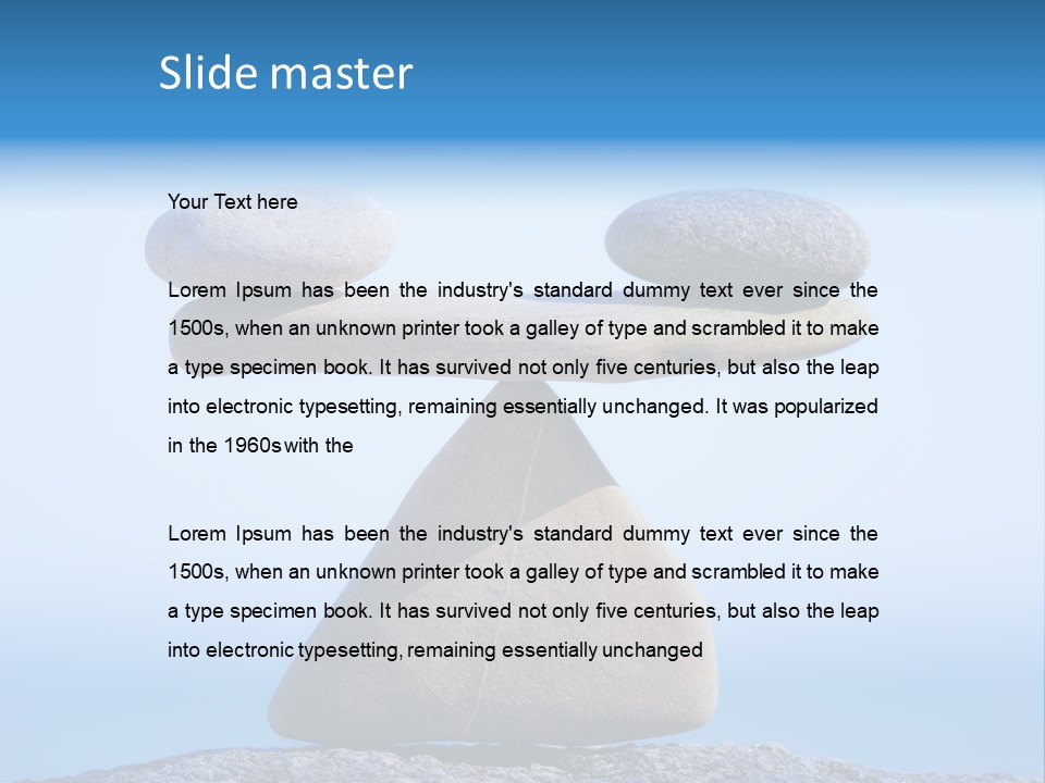 Stack Stone Top PowerPoint Template