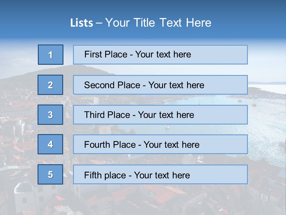 Nature Water Croatia PowerPoint Template