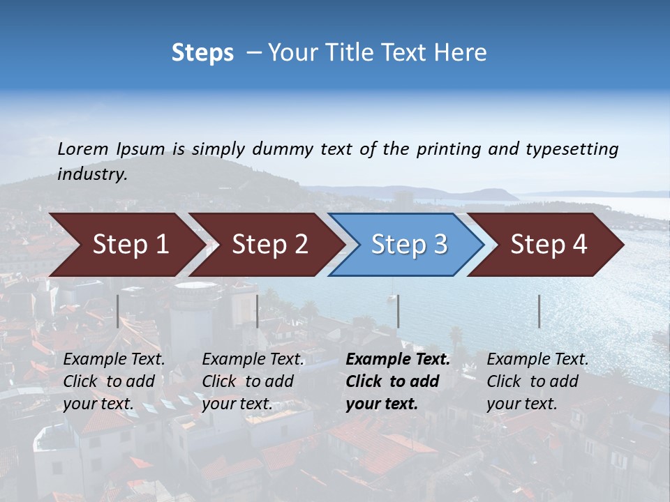 Nature Water Croatia PowerPoint Template