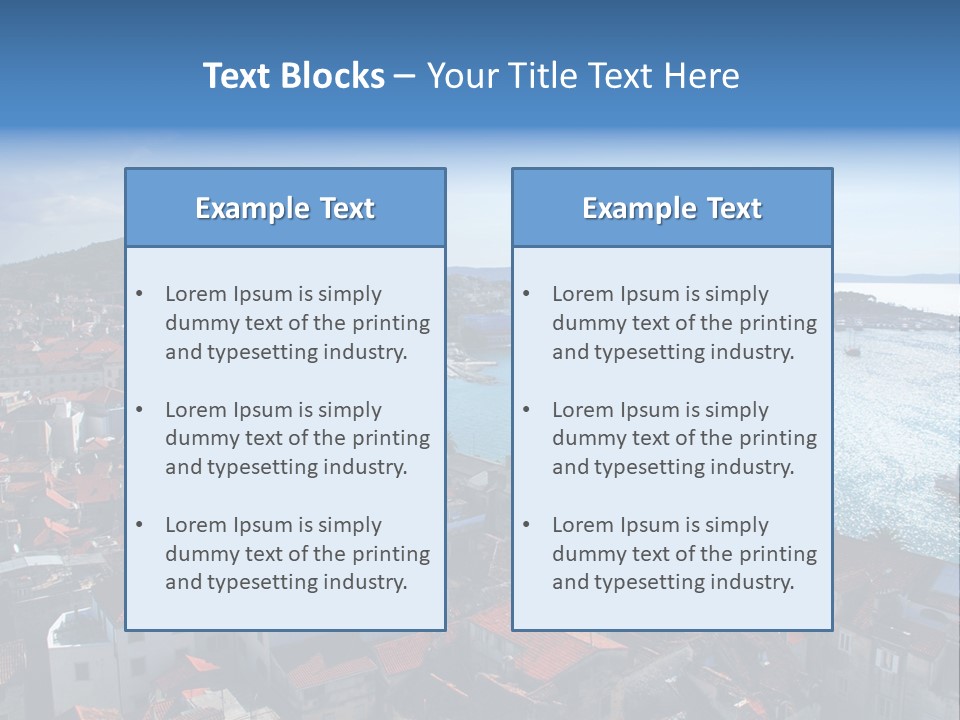 Nature Water Croatia PowerPoint Template