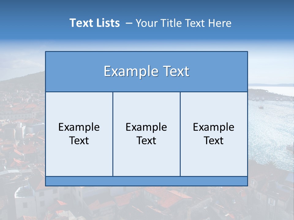 Nature Water Croatia PowerPoint Template