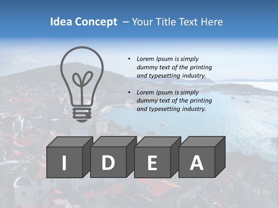 Nature Water Croatia PowerPoint Template