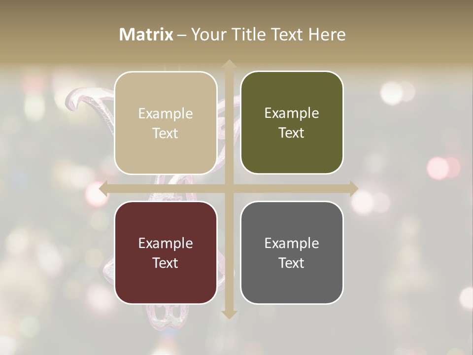 Red Xmas Design PowerPoint Template