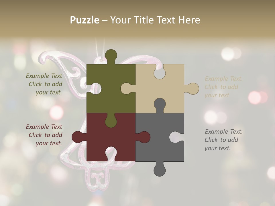 Red Xmas Design PowerPoint Template