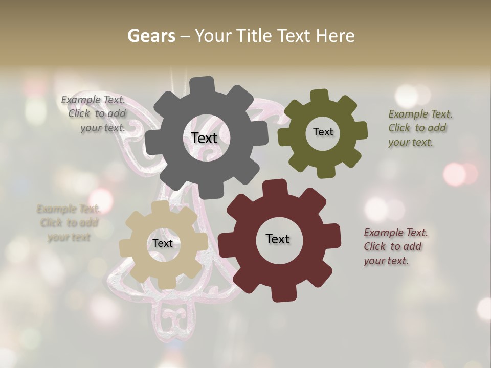 Red Xmas Design PowerPoint Template
