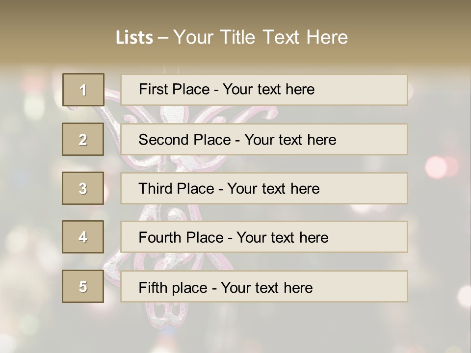 Red Xmas Design PowerPoint Template
