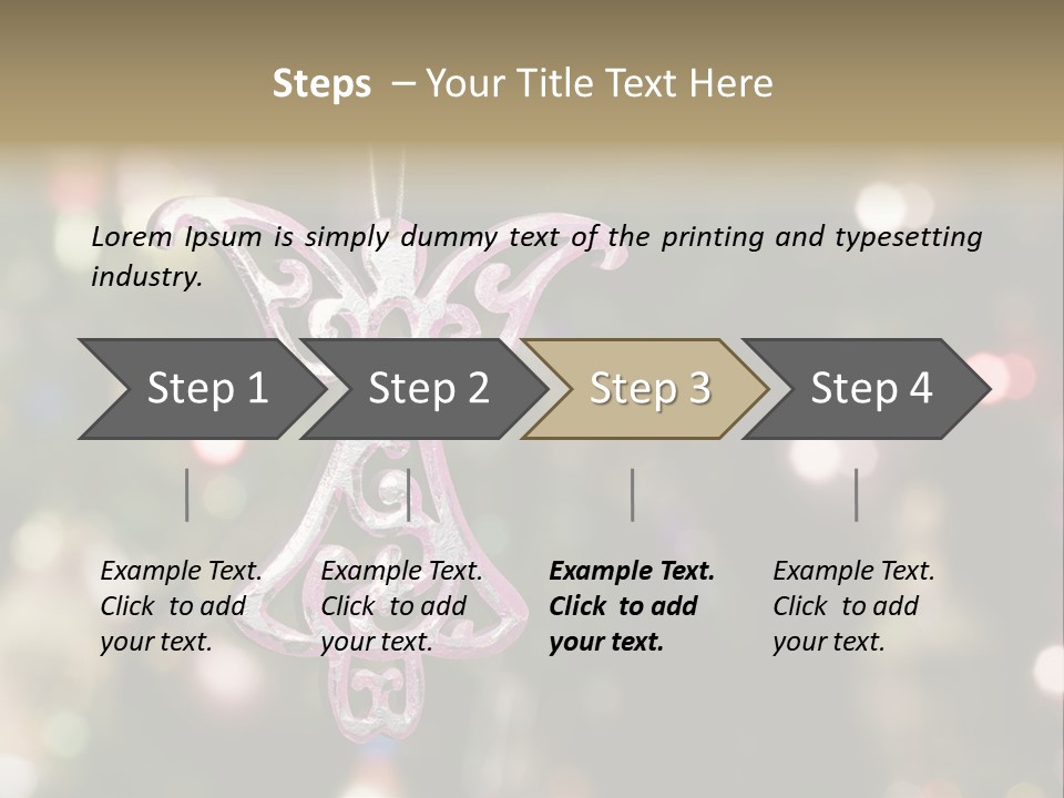 Red Xmas Design PowerPoint Template