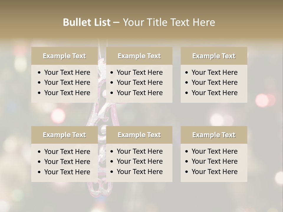 Red Xmas Design PowerPoint Template