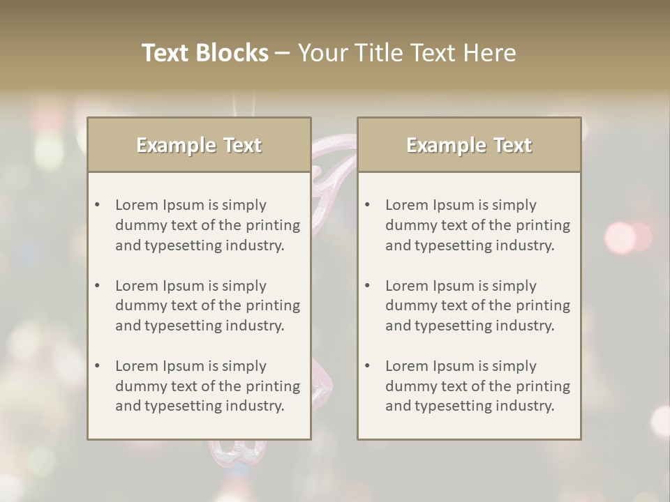 Red Xmas Design PowerPoint Template