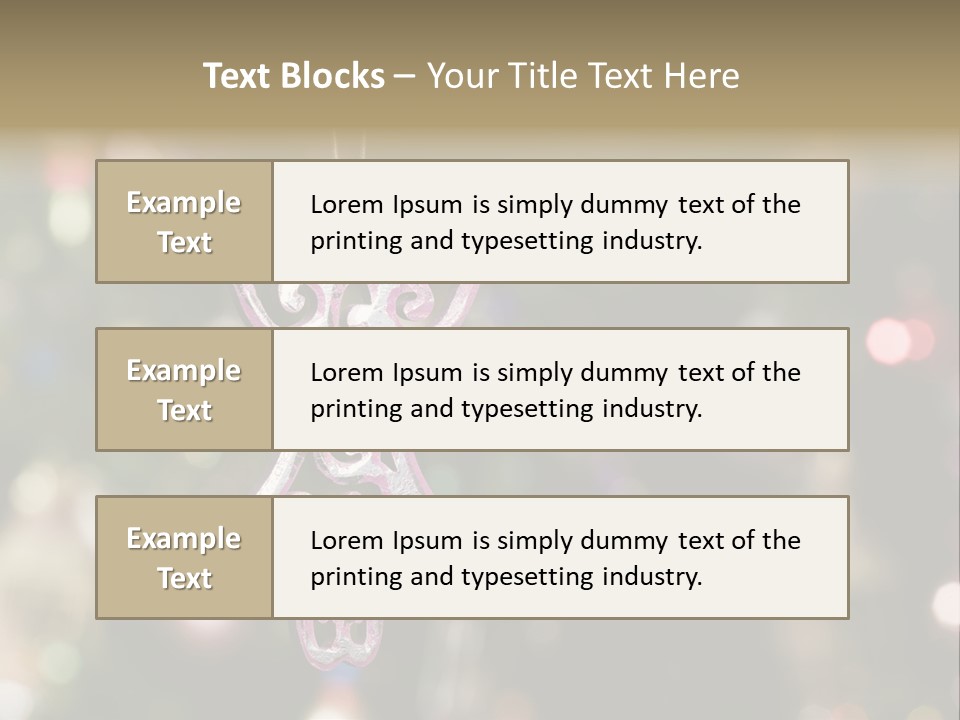 Red Xmas Design PowerPoint Template