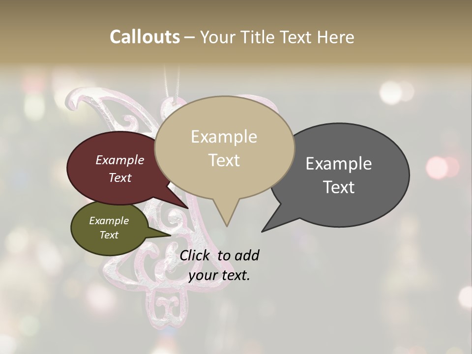 Red Xmas Design PowerPoint Template