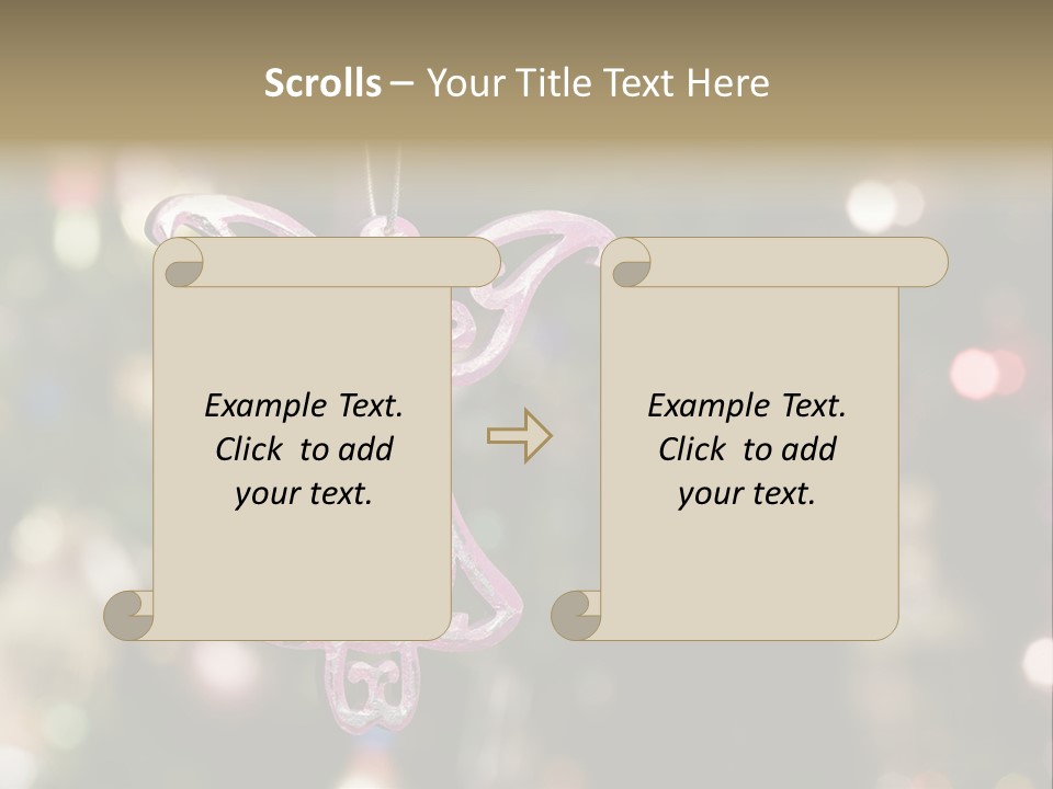 Red Xmas Design PowerPoint Template