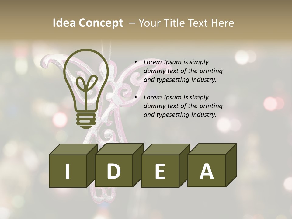 Red Xmas Design PowerPoint Template