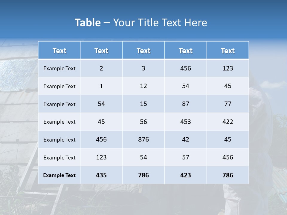 Material Waste Profession PowerPoint Template