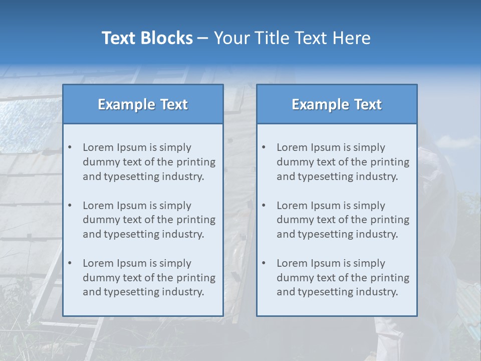 Material Waste Profession PowerPoint Template