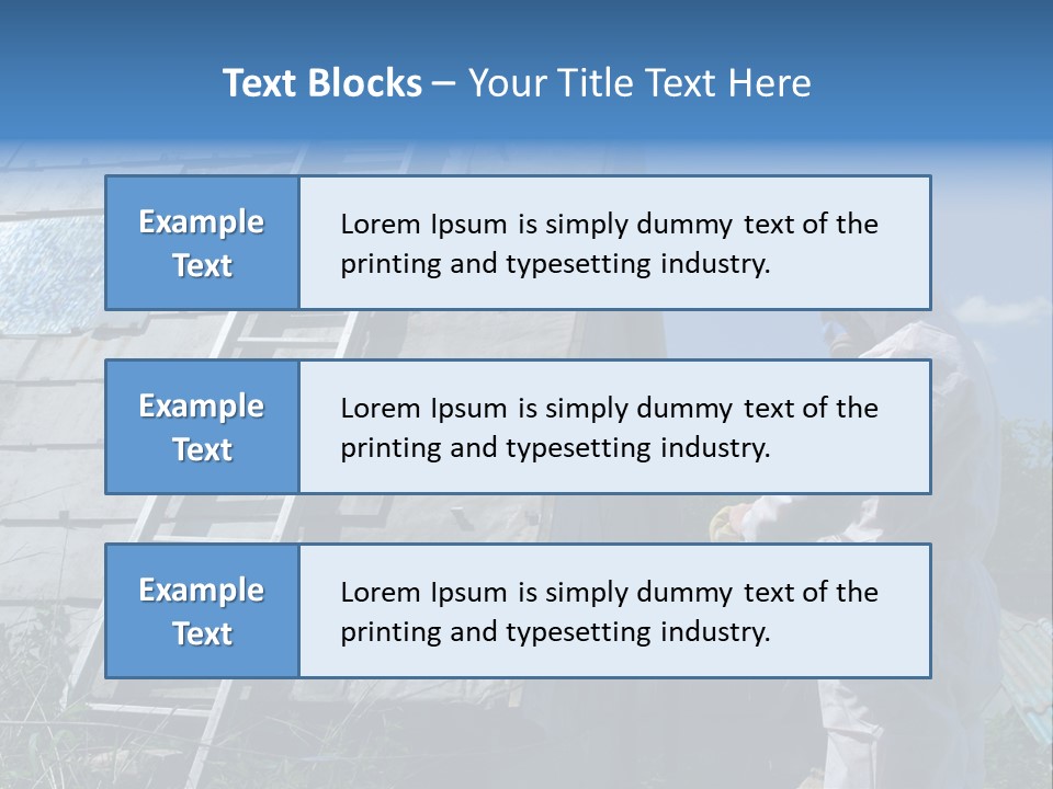 Material Waste Profession PowerPoint Template