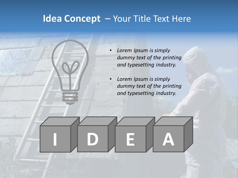 Material Waste Profession PowerPoint Template