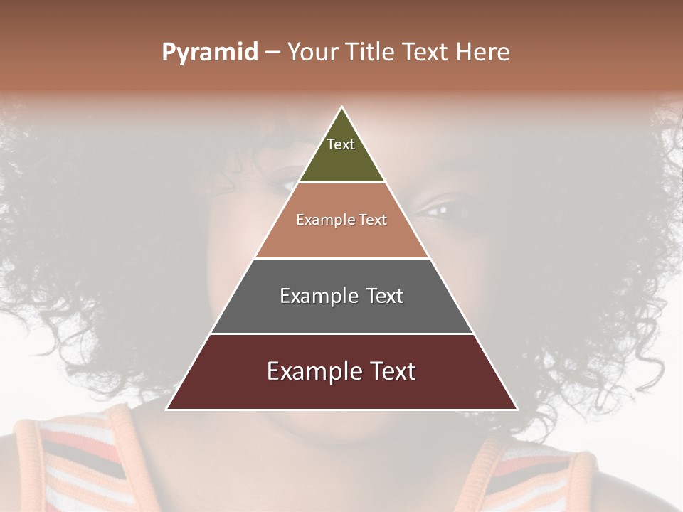 Curly Casual Smiling PowerPoint Template