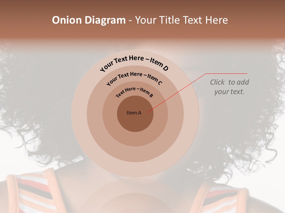 Curly Casual Smiling PowerPoint Template