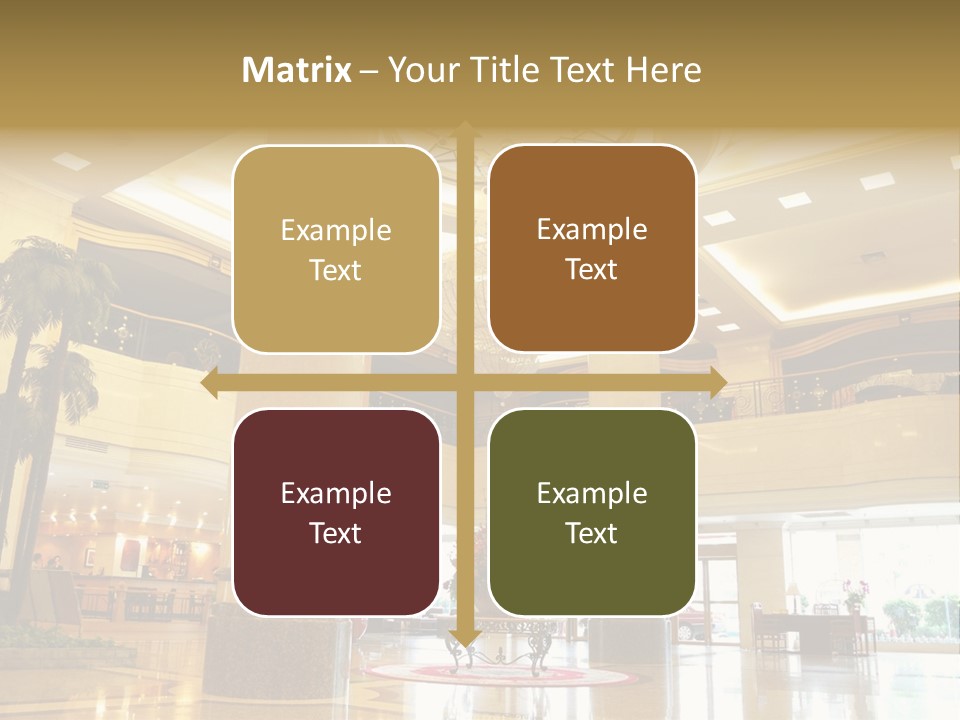 Hall Drop Decoration PowerPoint Template