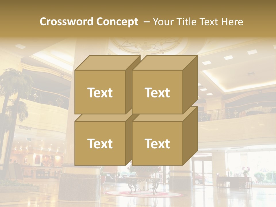 Hall Drop Decoration PowerPoint Template