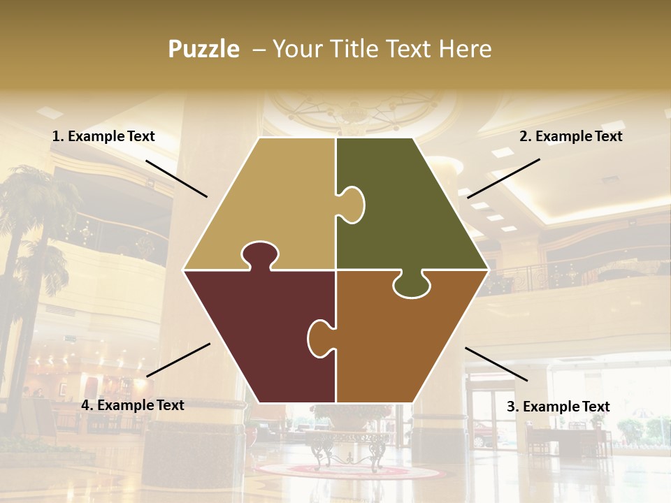 Hall Drop Decoration PowerPoint Template