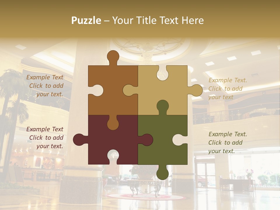 Hall Drop Decoration PowerPoint Template