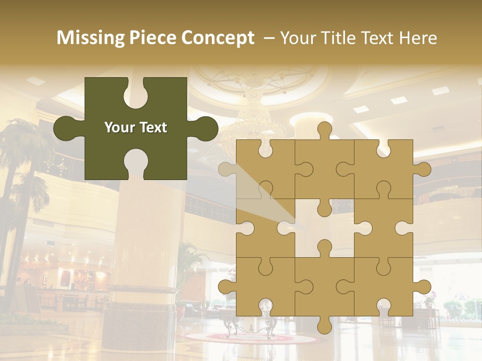 Hall Drop Decoration PowerPoint Template