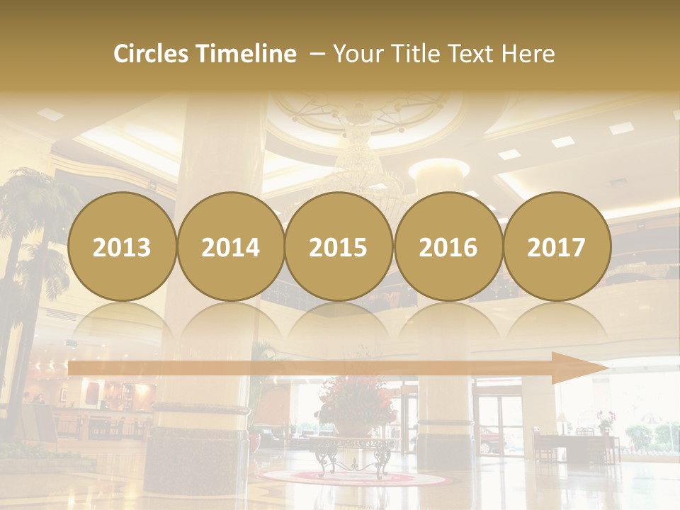 Hall Drop Decoration PowerPoint Template