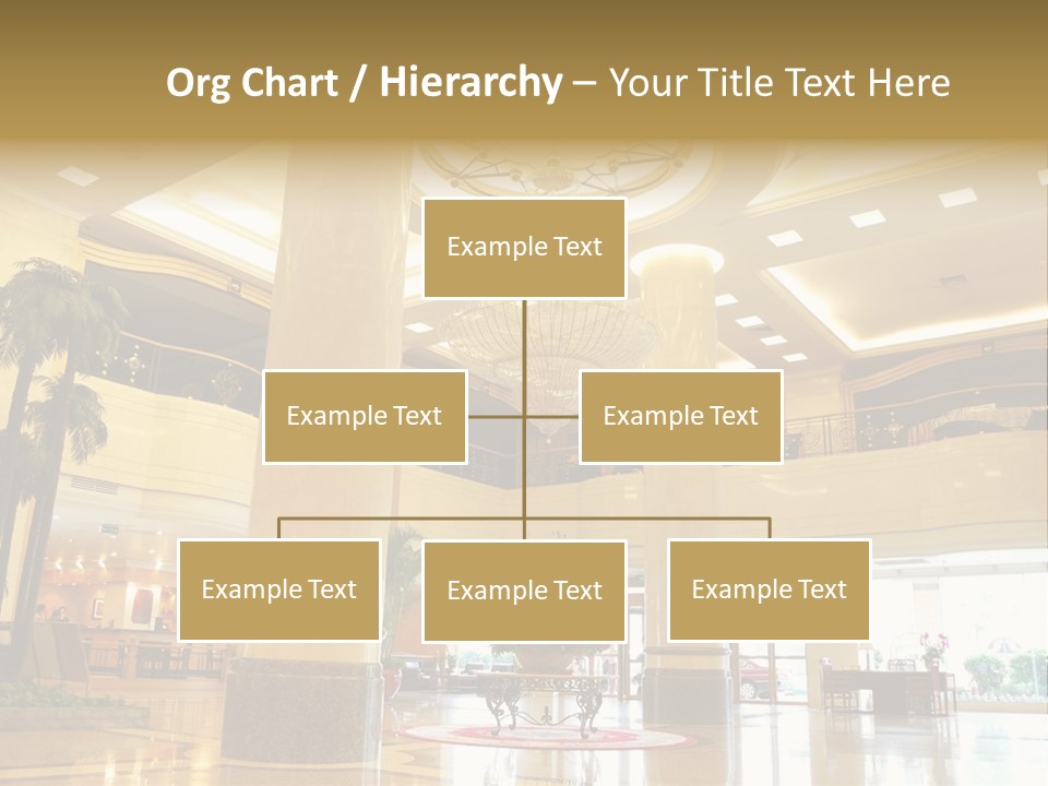 Hall Drop Decoration PowerPoint Template