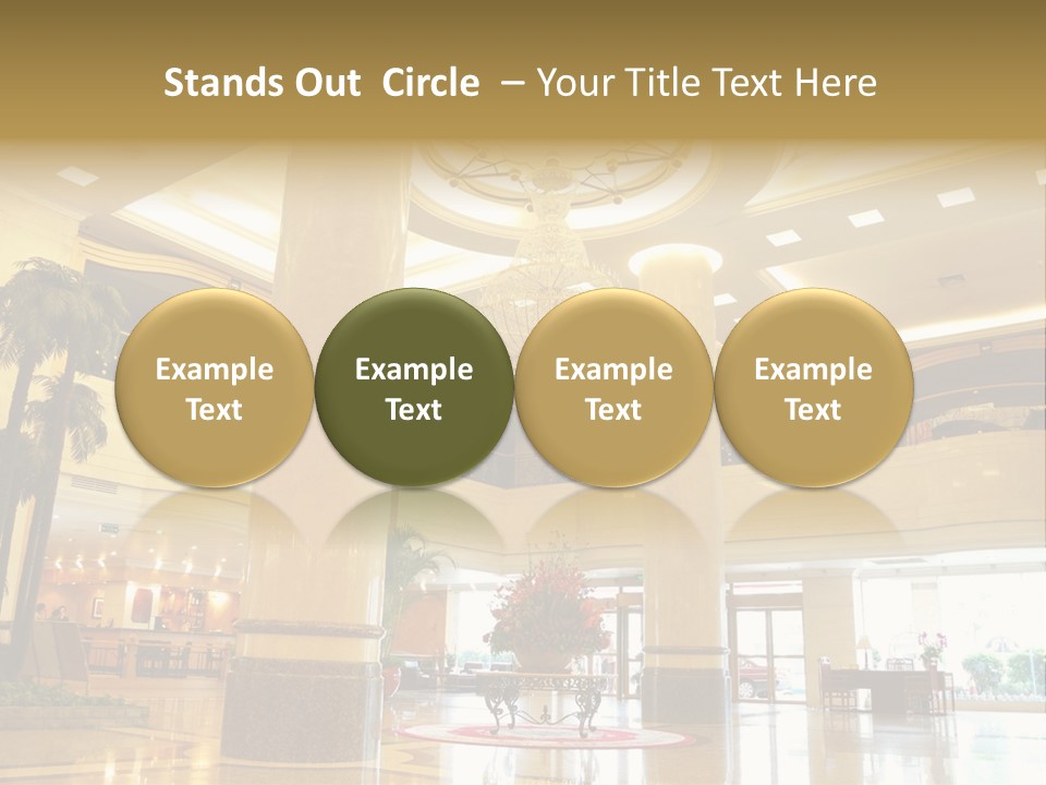 Hall Drop Decoration PowerPoint Template