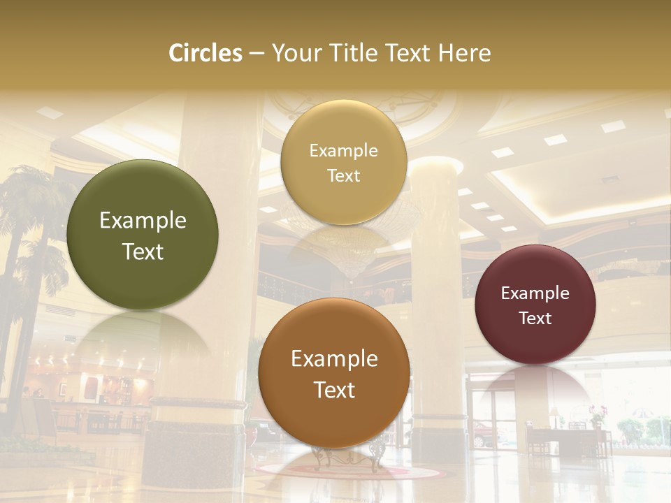 Hall Drop Decoration PowerPoint Template