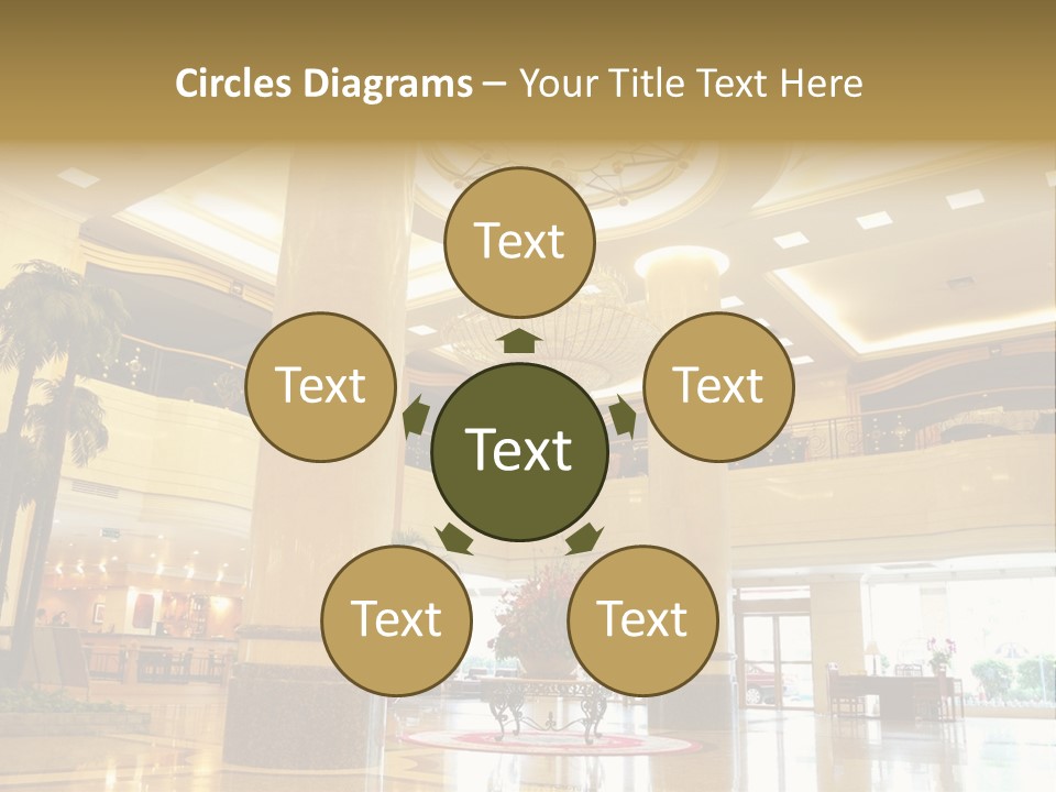 Hall Drop Decoration PowerPoint Template