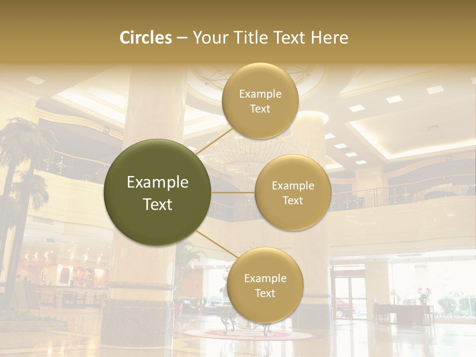 Hall Drop Decoration PowerPoint Template