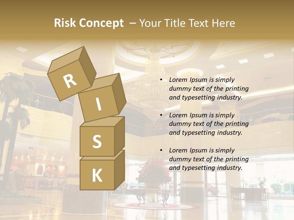 Hall Drop Decoration PowerPoint Template