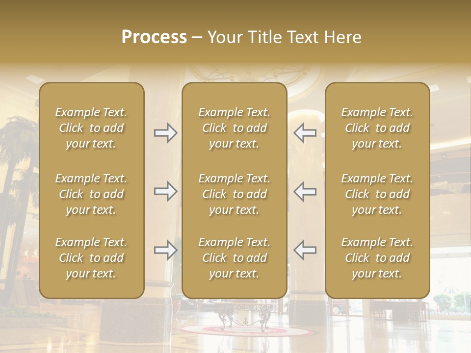 Hall Drop Decoration PowerPoint Template