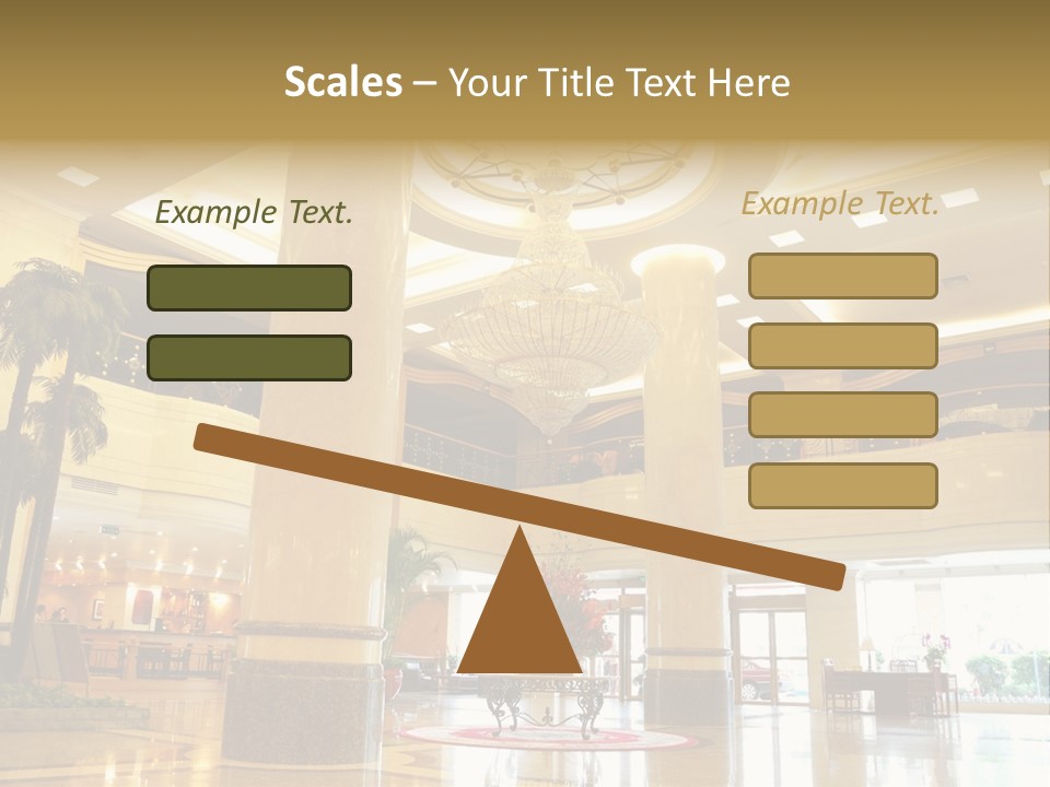 Hall Drop Decoration PowerPoint Template
