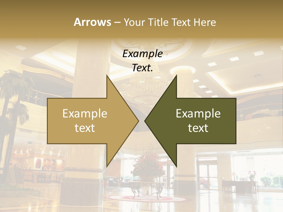 Hall Drop Decoration PowerPoint Template