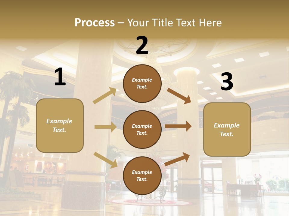 Hall Drop Decoration PowerPoint Template