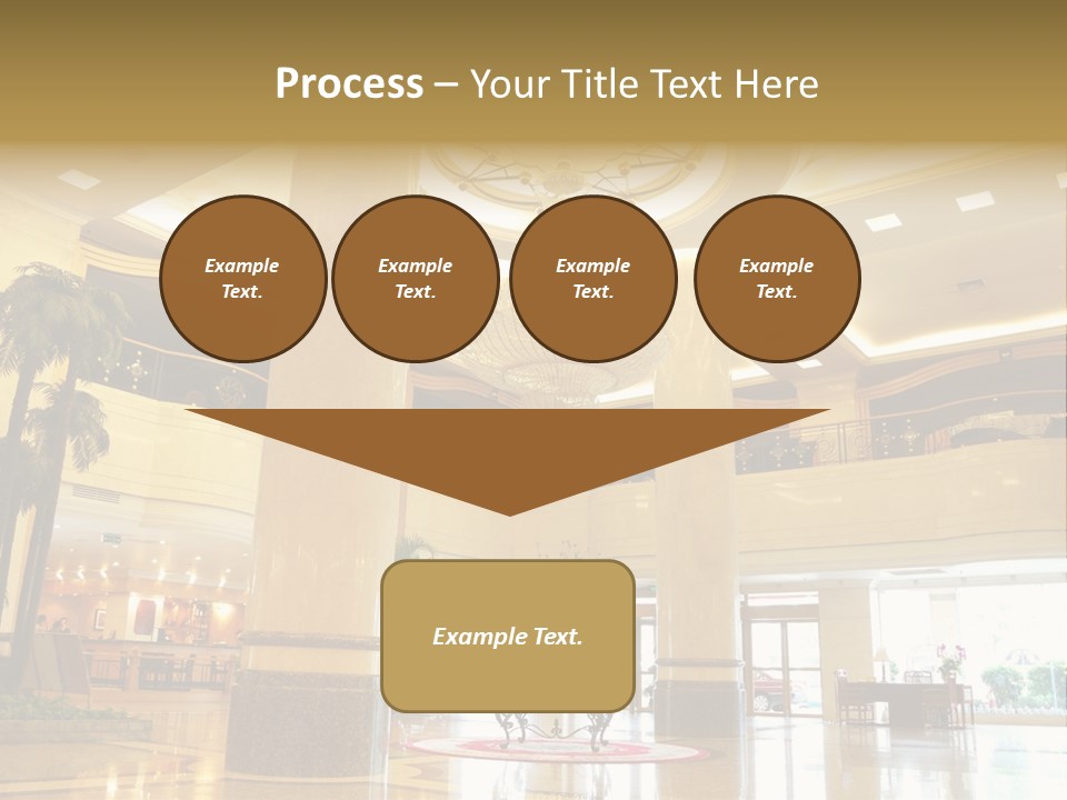 Hall Drop Decoration PowerPoint Template