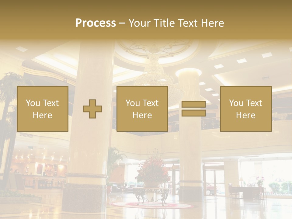 Hall Drop Decoration PowerPoint Template