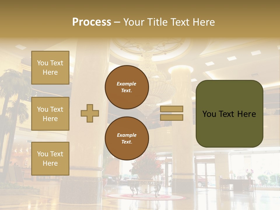 Hall Drop Decoration PowerPoint Template
