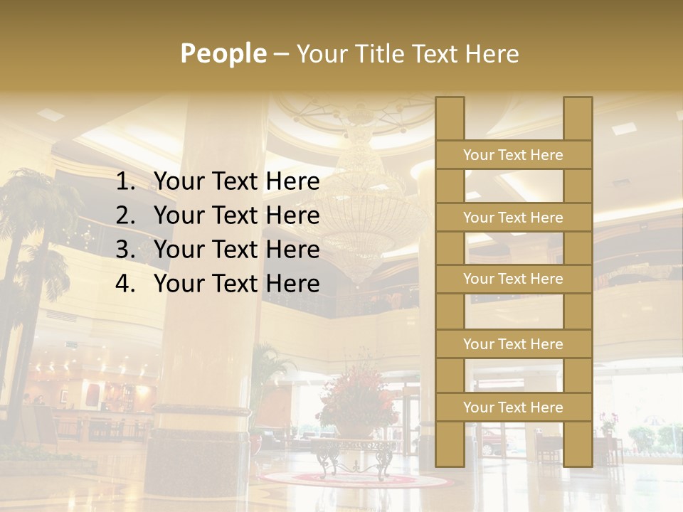 Hall Drop Decoration PowerPoint Template
